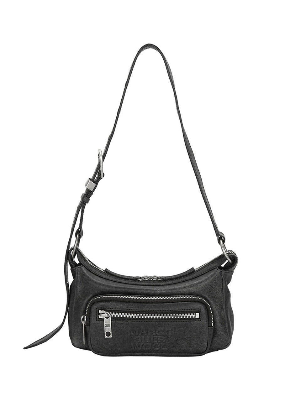 MARGE SHERWOOD★韓国大人気★25SS 超新作★OUTPOCKET HOBO MINI Margesherwood OUTPOCKET HOBO MINI_washed brown pull-up
