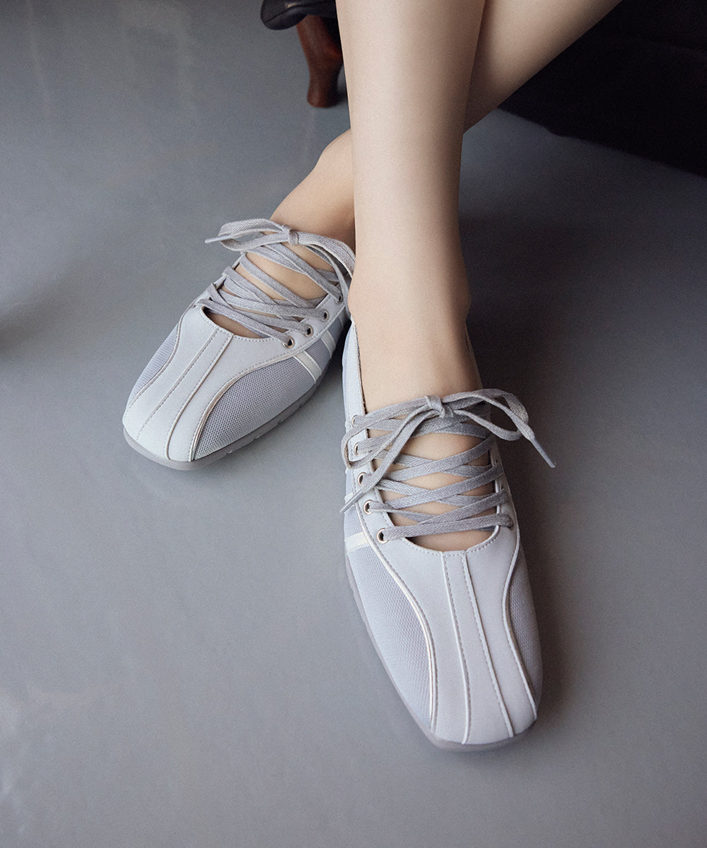 ROCKFISH BLISS HEEL LACEUP SNEAKERS - SILVER – SeoulSeoul