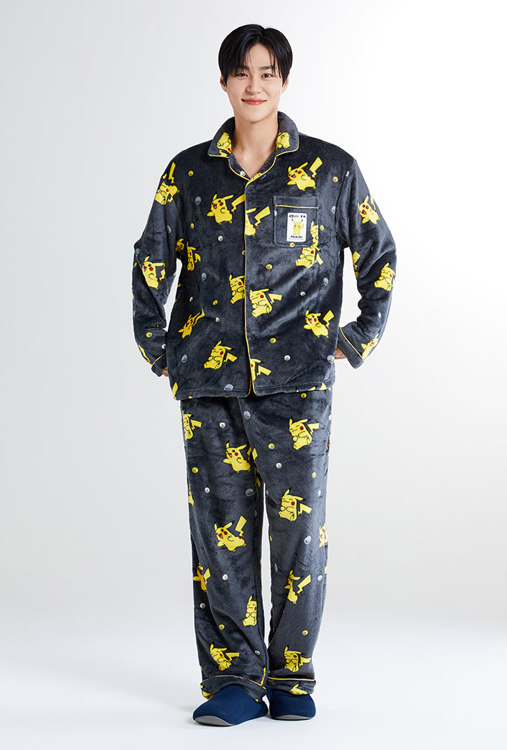 SPAO x POKEMON Sleep Pajamas Black – SeoulSeoul SPAO x POKEMON Sleep Pajamas Black – SeoulSeoul