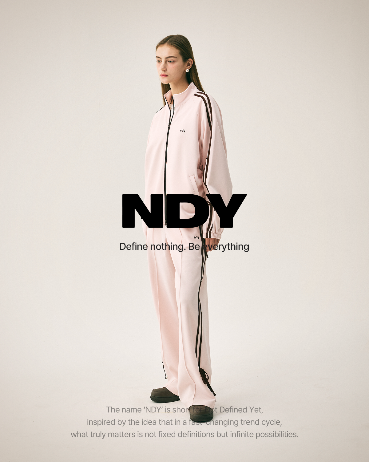NERDY Ribbon Track Top Baby Pink – SeoulSeoul