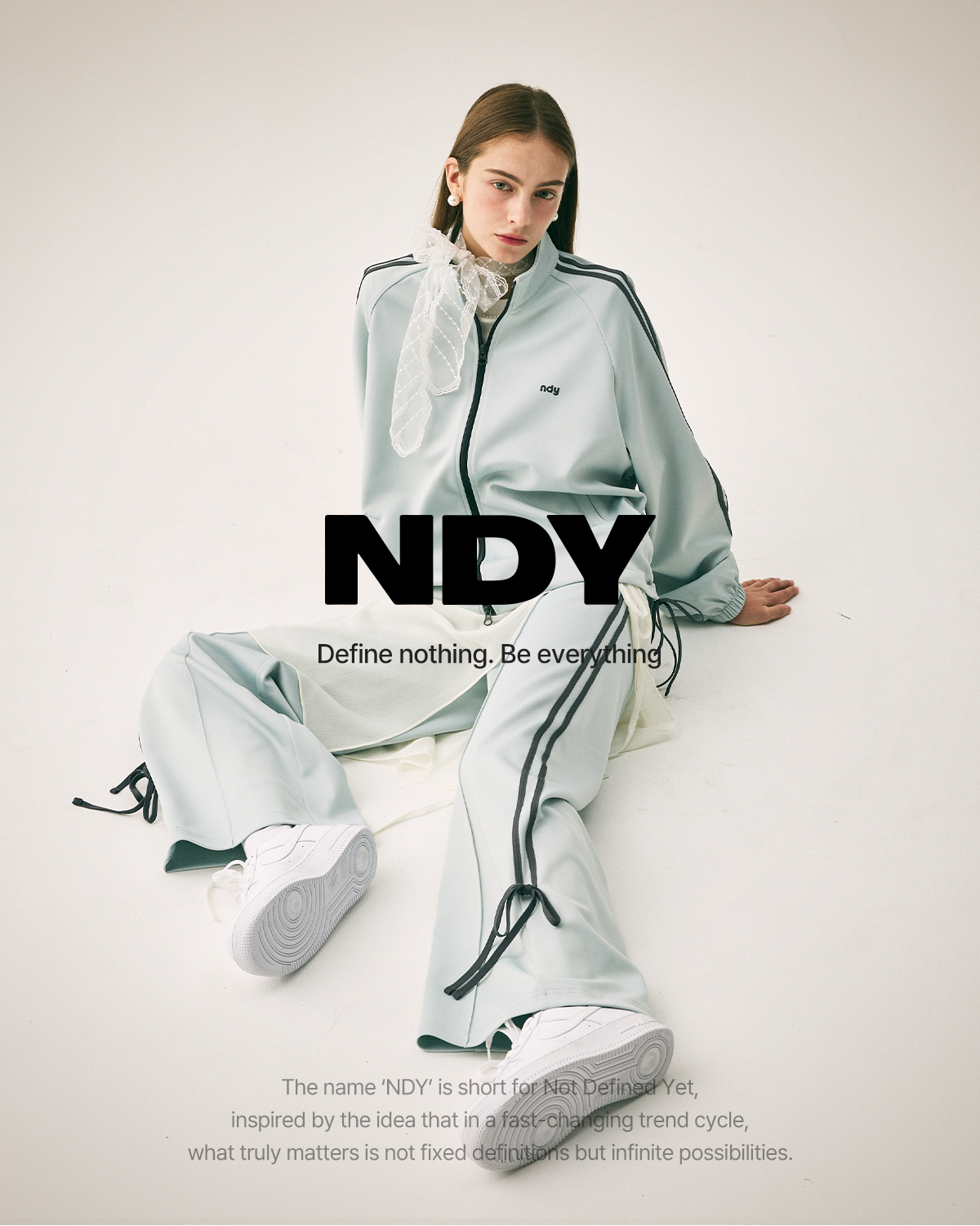 NERDY Ribbon Track Pants Mint – SeoulSeoul