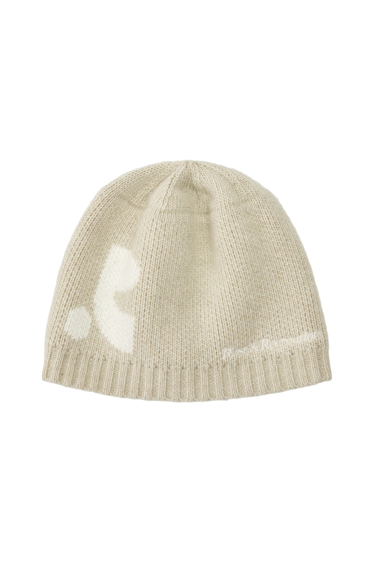 【REST&RECREATION】RR LOGO JACQUARD BEANIE RR LOGO JACQUARD BEANIE - BLACK – SeoulSeoul