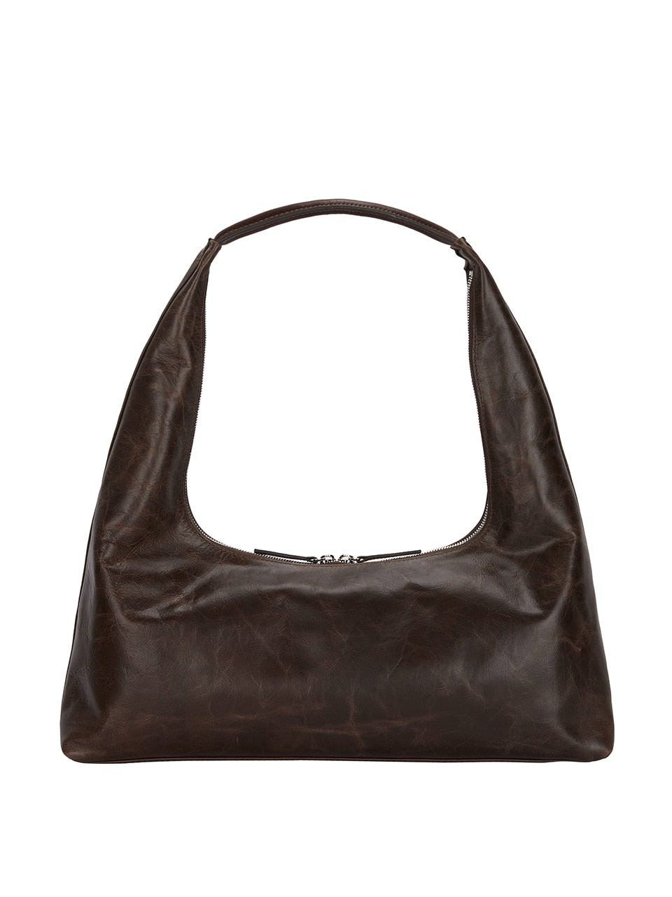 [Margesherwood] / ☆ HOBO LARGE / washed brown pull-up MARGESHERWOOD HOBO LARGE_washed brown pull-up – SeoulSeoul