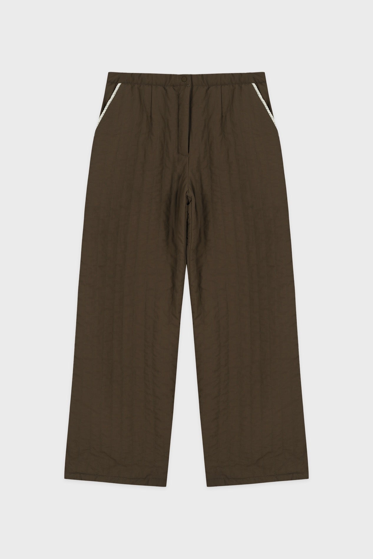 【Sinoon】★ 韓国人気 ★ Padding String Pants ★ 2 COLOR Sinoon Padding String Pants (Brown) – SeoulSeoul