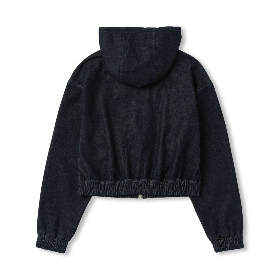 ジャケット・アウター NERDY Women's Denim Hoodie Track Top ジャケット・アウター NERDY Women's Denim Hoodie Track Top