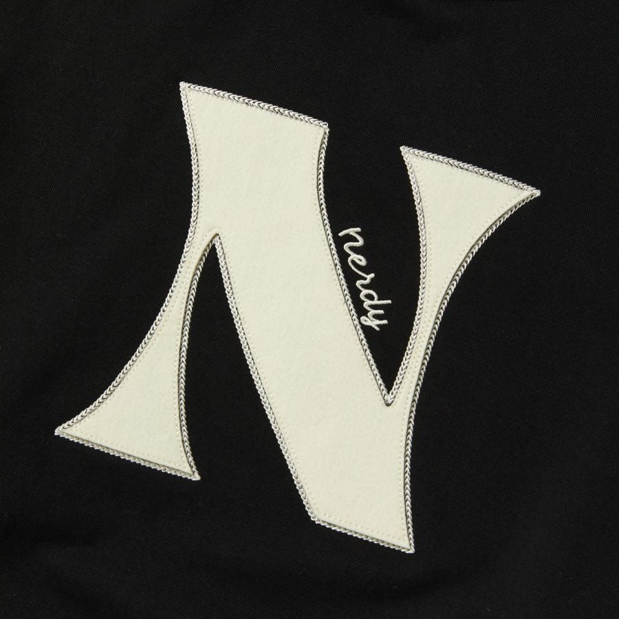 [ NERDY ]★24FW★韓国人気★BUMPY N PULLOVER HOODIE NERDY Bumpy N Pullover Hoodie Black – SeoulSeoul