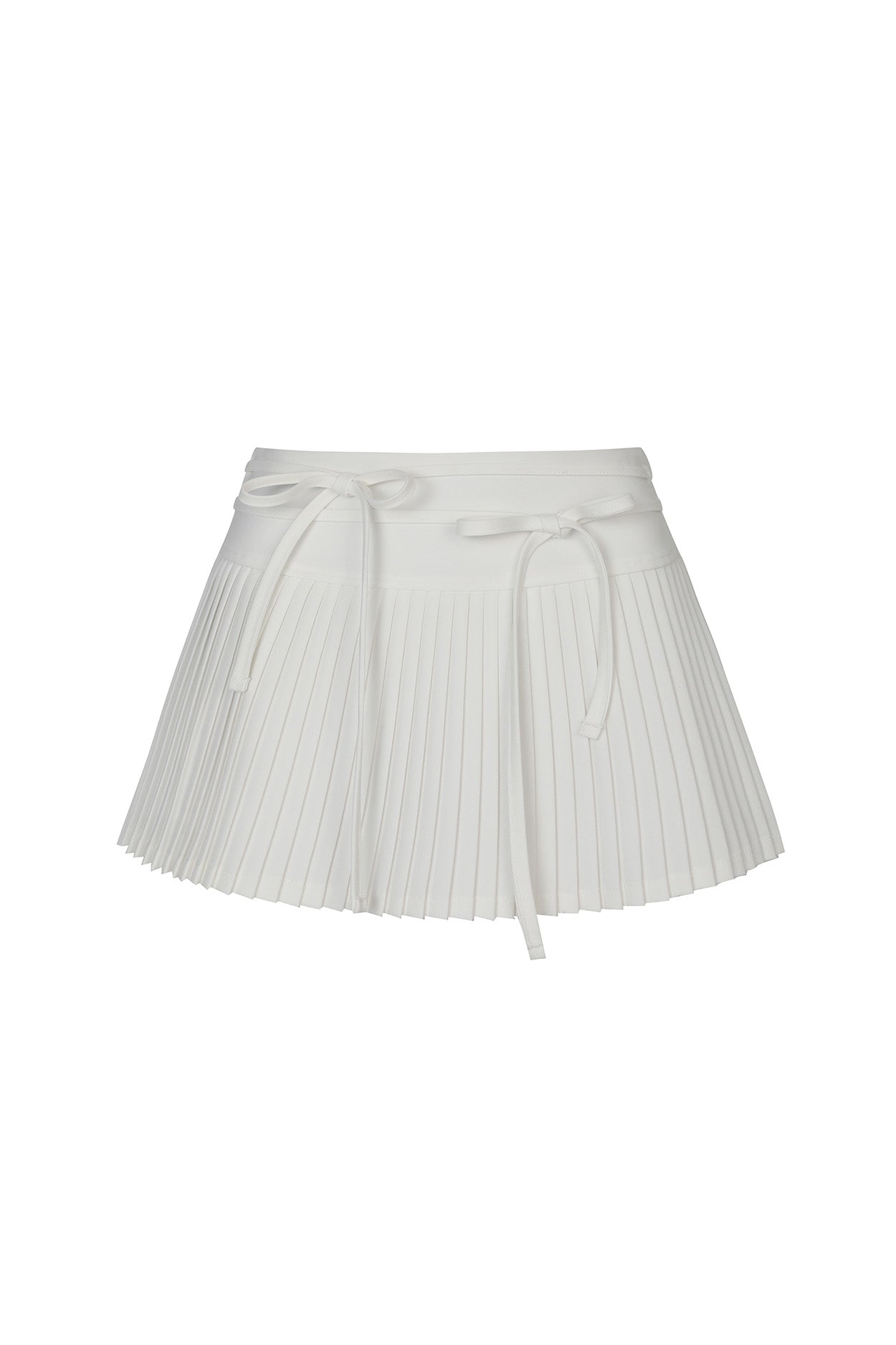 【韓国PAIN OR PLEASURE】ECHO PLEATS SKIRT (SS ver.) PAIN OR PLEASURE ECHO PLEATS SKIRT (SS ver.) WHITE – SeoulSeoul