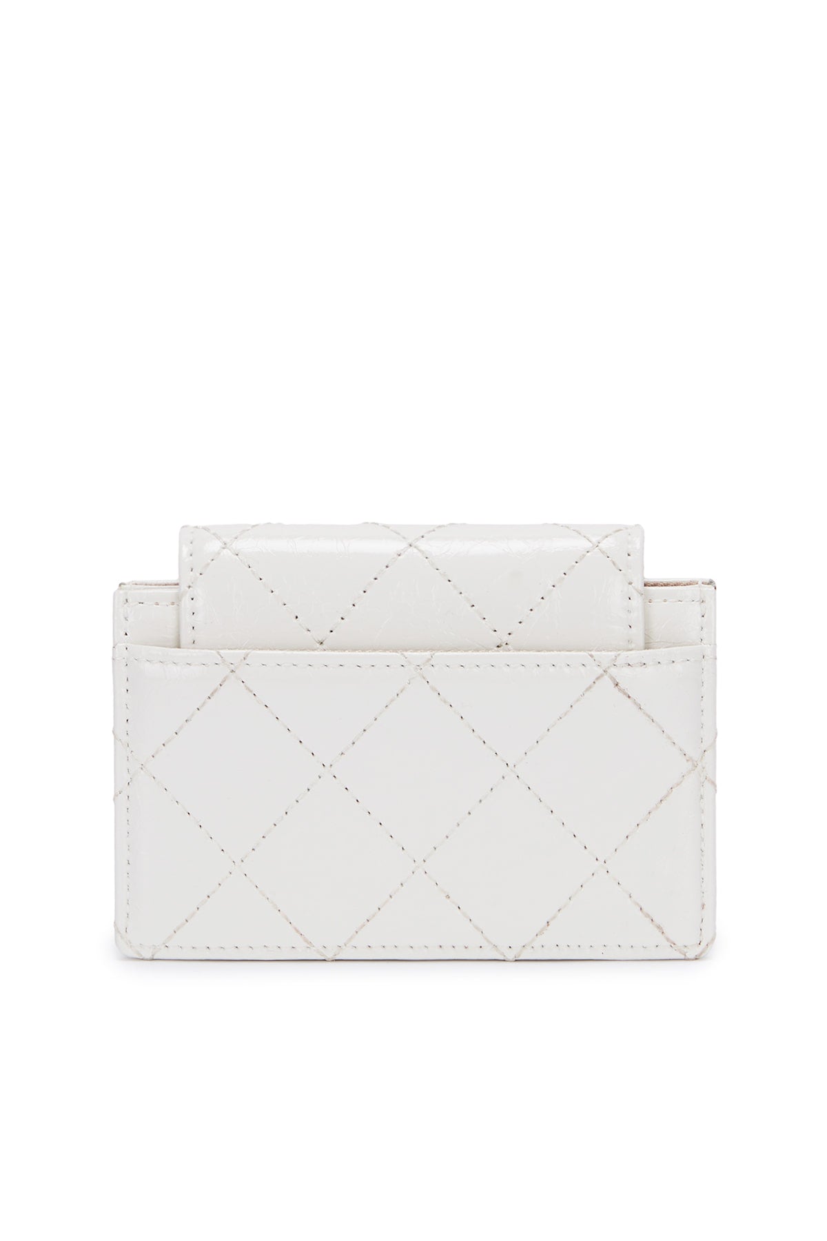 MATIN KIM QUILTING ACCORDION WALLET IN WHITE – SeoulSeoul