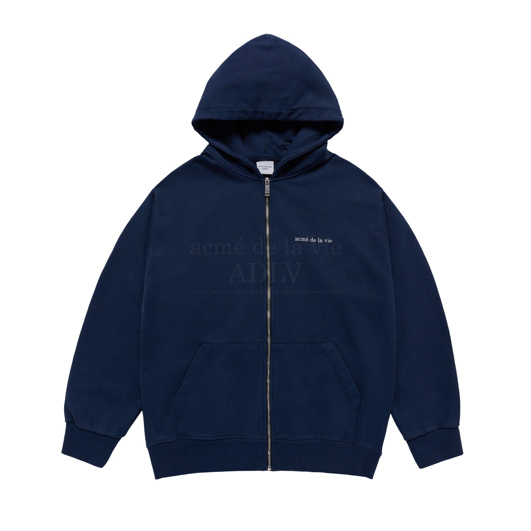 ★acme de la vie★ ADLV WORLD TOUR HOODIE DARK BLUE ADLV-23F ADLV WORLD TOUR HOODIE DARK BLUE - ACMÉ DE LA VIE | 60