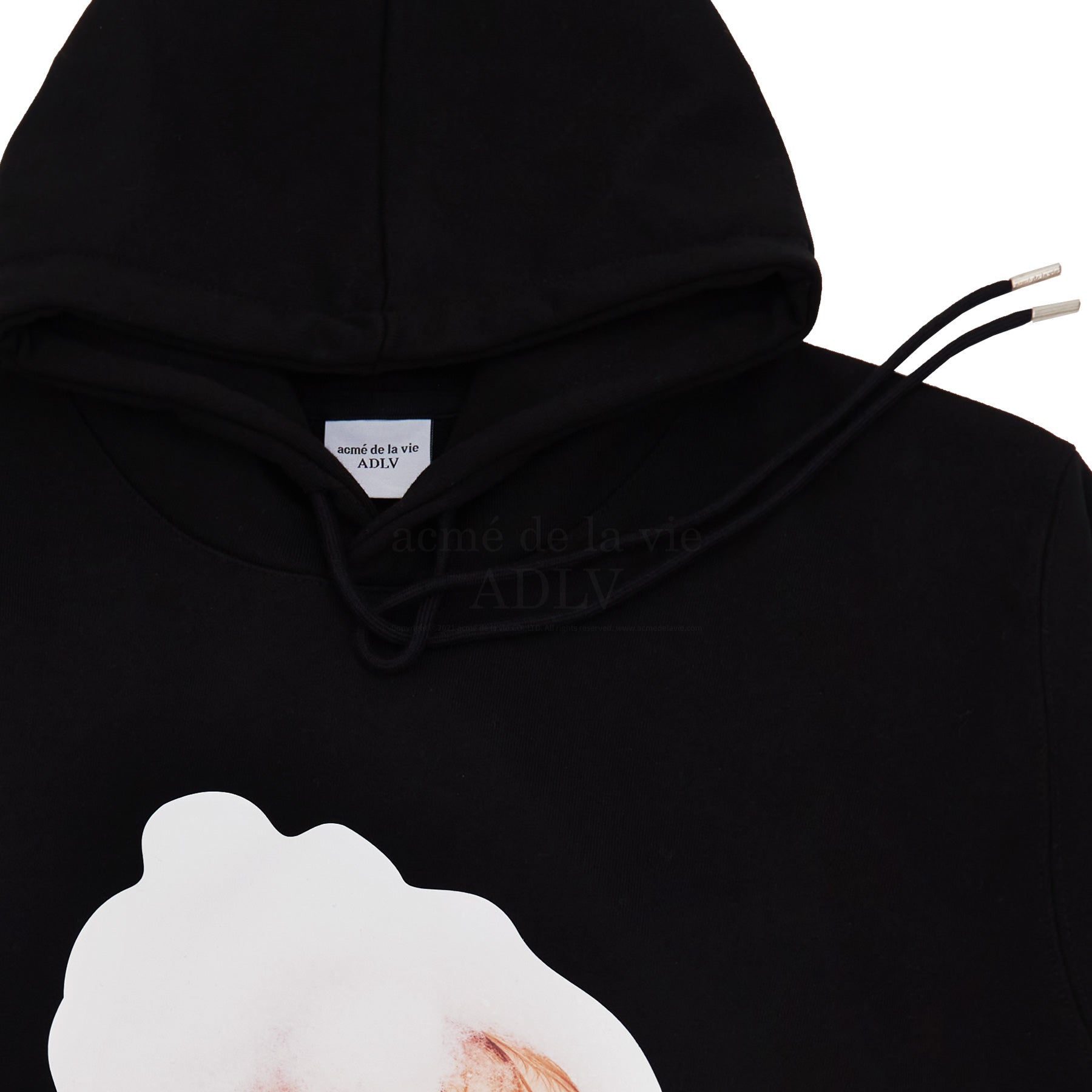 acmé de la vie ADLV BABY FACE HOODIE BLACK BUBBLE – SeoulSeoul