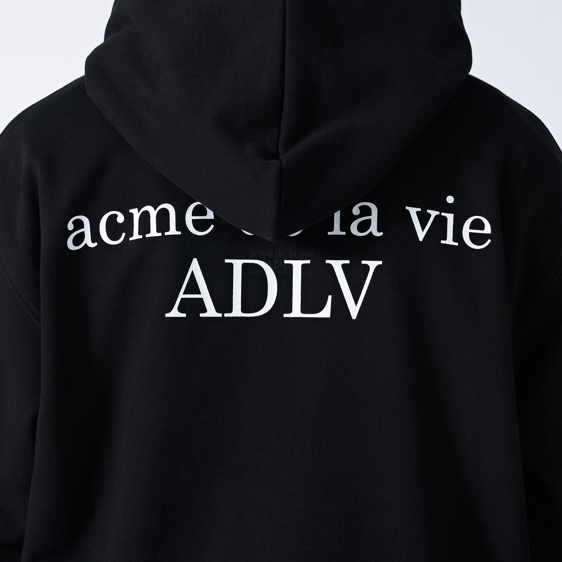 ★acme de la vie★ ADLV BABY FACE HOODIE BLACK BUBBLE ADLV-2 acmé de la vie ADLV BABY FACE HOODIE BLACK BUBBLE – SeoulSeoul