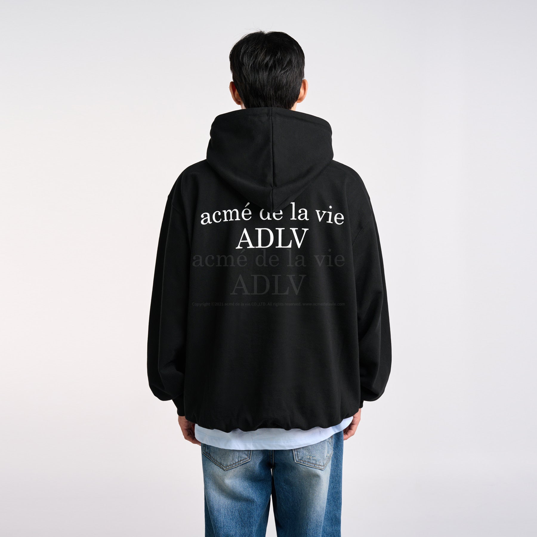 ★acme de la vie★ ADLV WORLD TOUR HOODIE DARK BLUE ADLV-23F acmé de la vie ADLV BABY FACE SKYDIVING HOODIE BLACK