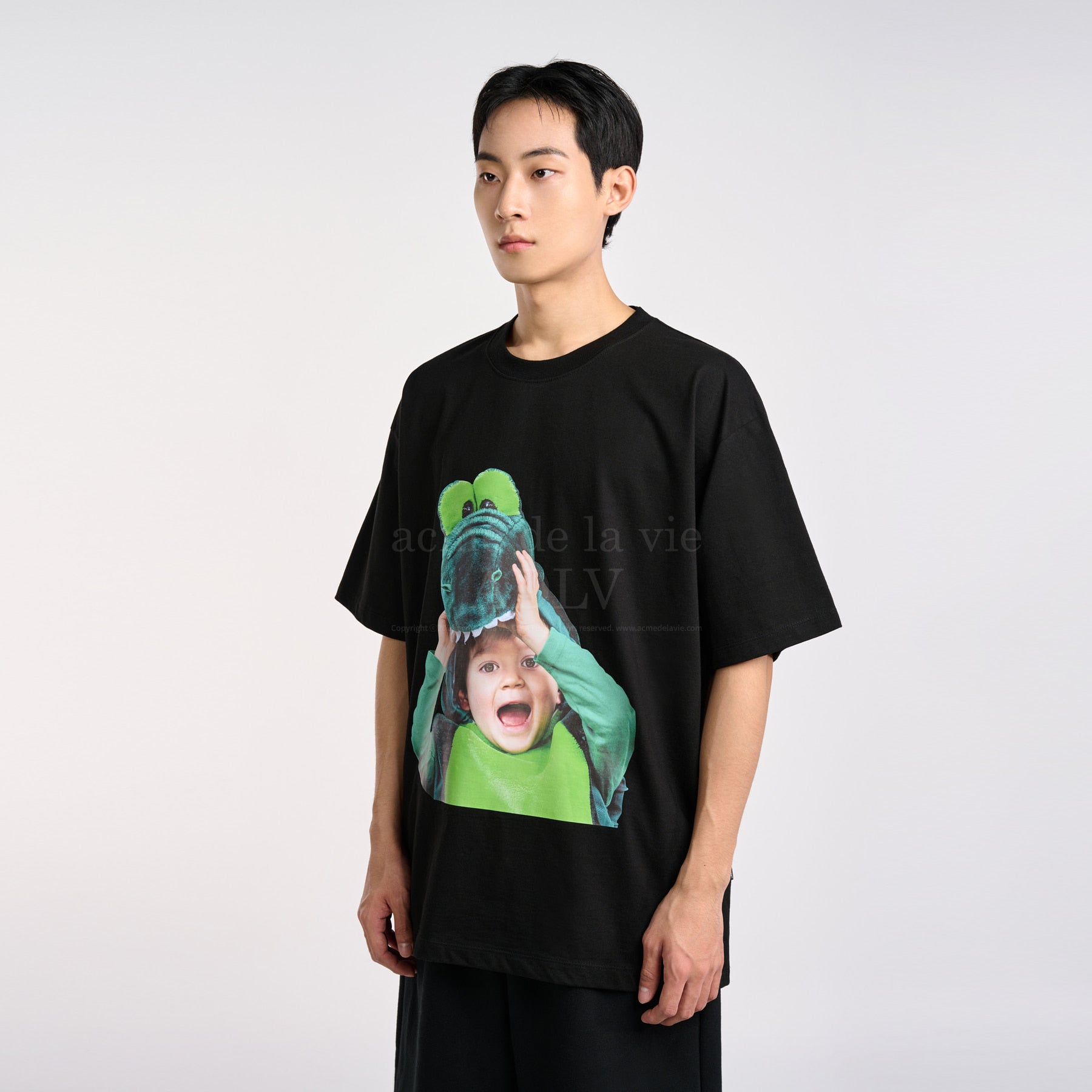 acmé de la vie ADLV BABY FACE CROCODILE DOLL SHORT SLEEVE T-SHIRT