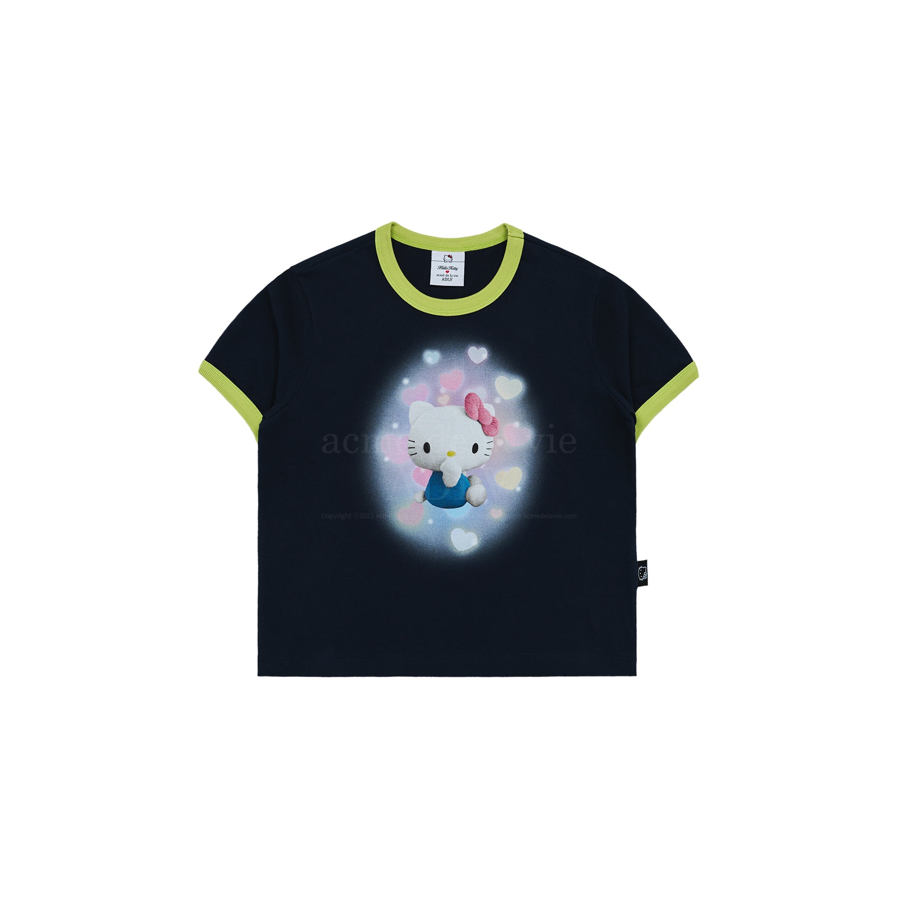 acme de la vie / Sanrio HELLO KITTY 3D ARTWORK MIDDLE CROP SHORT