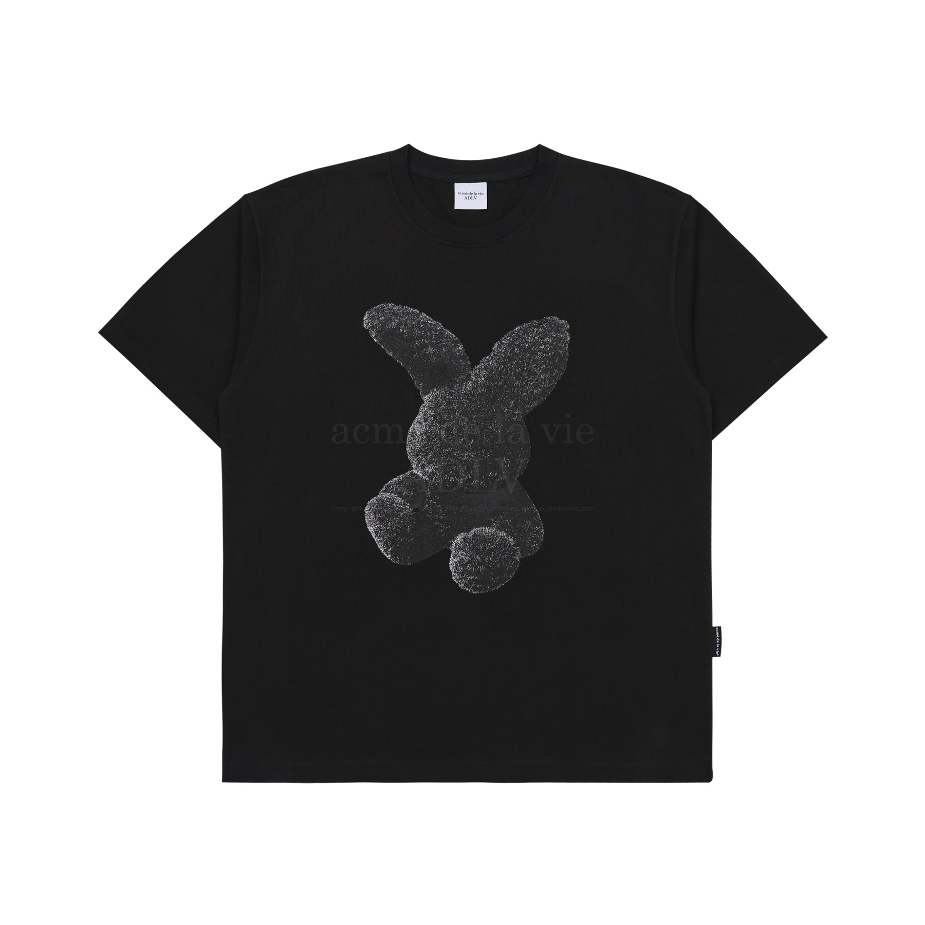[ADLV]DOODLE FUZZY RABBIT SHORT SLEEVE T-SHIRT/追跡付 ADLV]DOODLE FUZZY RABBIT SHORT SLEEVE T-SHIRT/追跡付 (acme