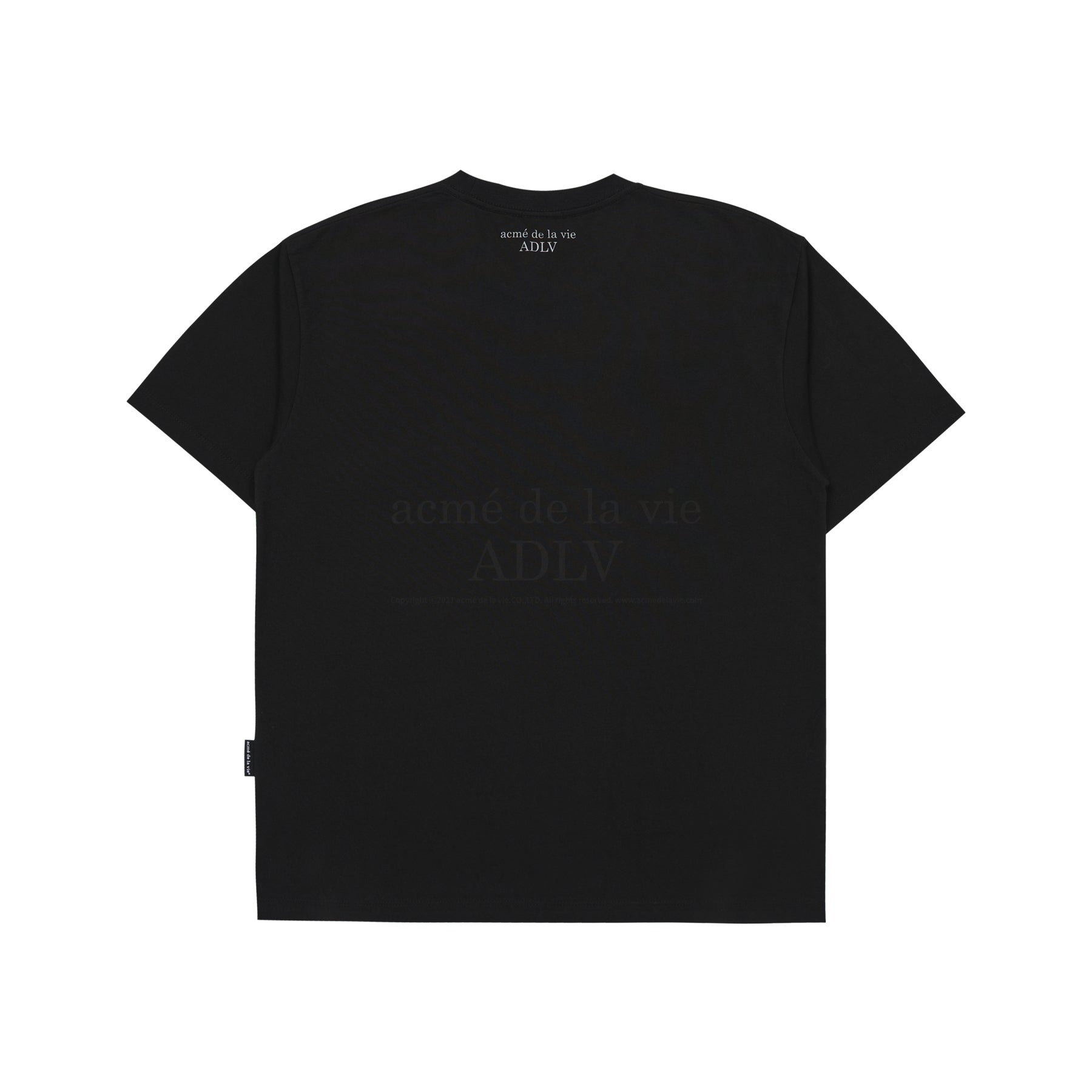 Tシャツ・カットソー ACME DE LA VIE BEAR DOLL FUZZY RABBIT SHORT SLEEVE T 24SS] BEAR DOLL FUZZY RABBIT SHORT SLEEVE T-SHIRT BLACK