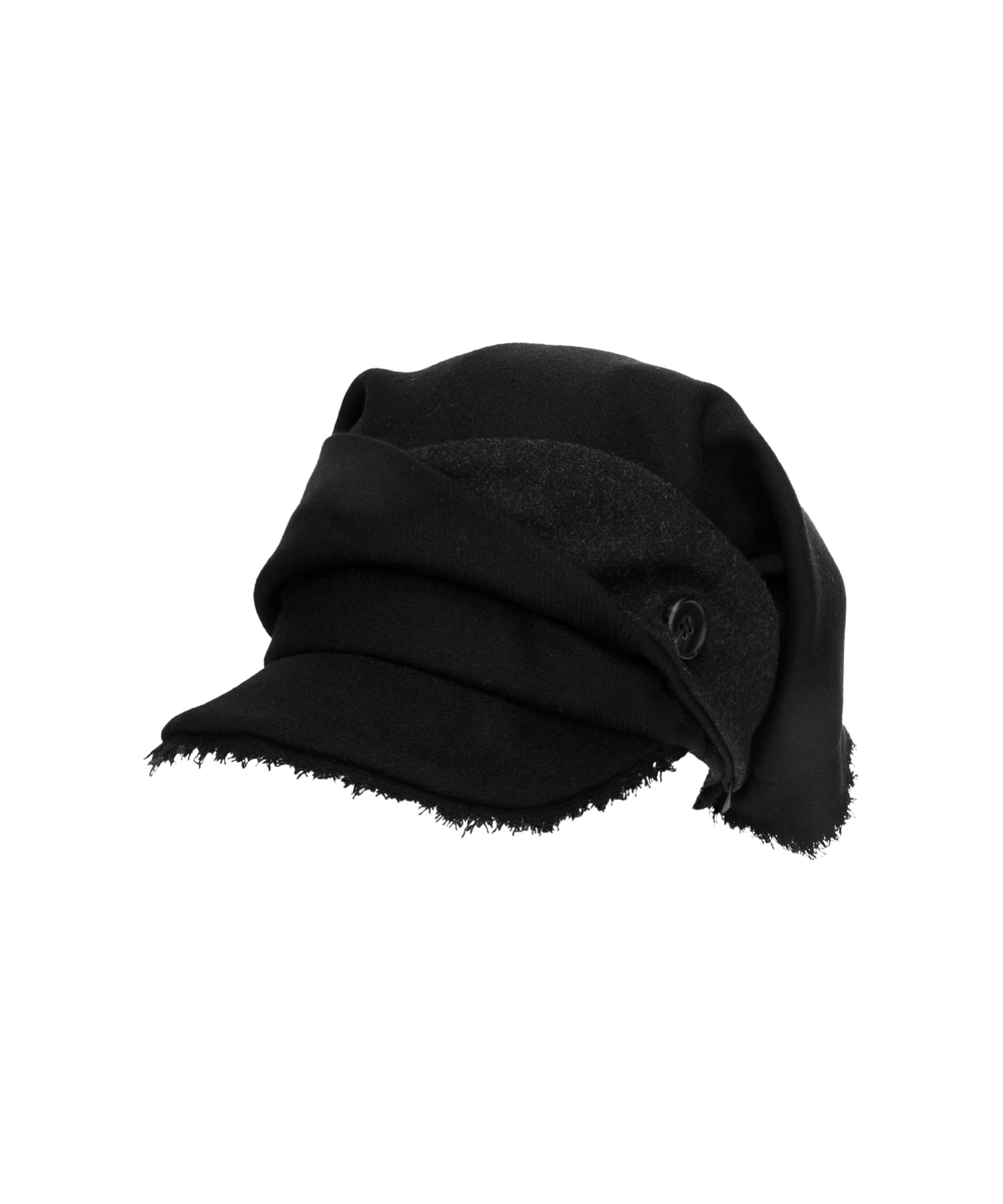 帽子 Ojos Scarf Veil Wool Cap / Black OJOS Scarf Veil Wool Cap / Black – SeoulSeoul