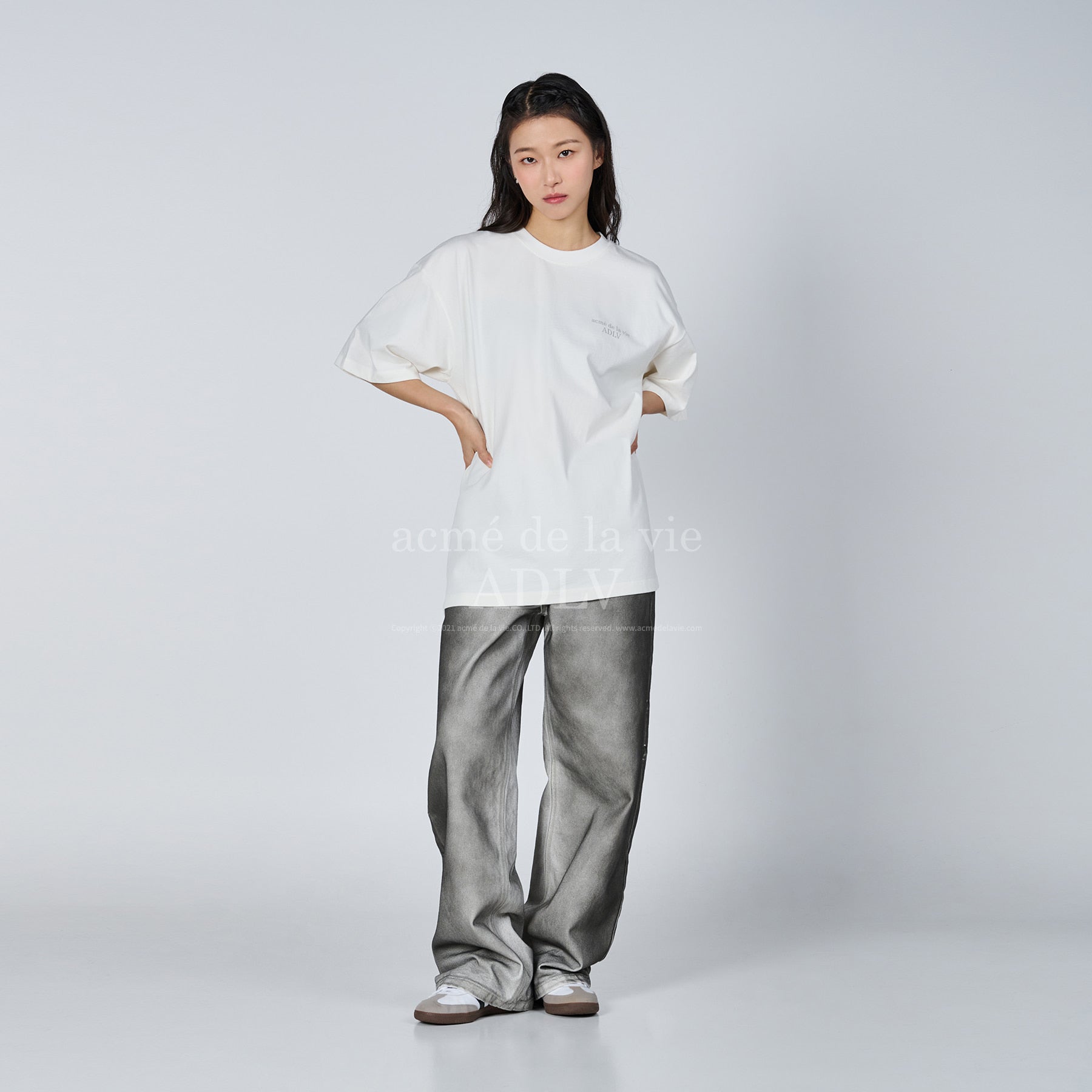 未使用 2023 L'Appartement アパルトモン No Collar OX Wide SHIRTS ノーカラーオックスワイドシャツ F/ホワイト【2400013460149】 新品】アパルトモン ノーカラーロングシャツ 定価3.5万円 ホワイト