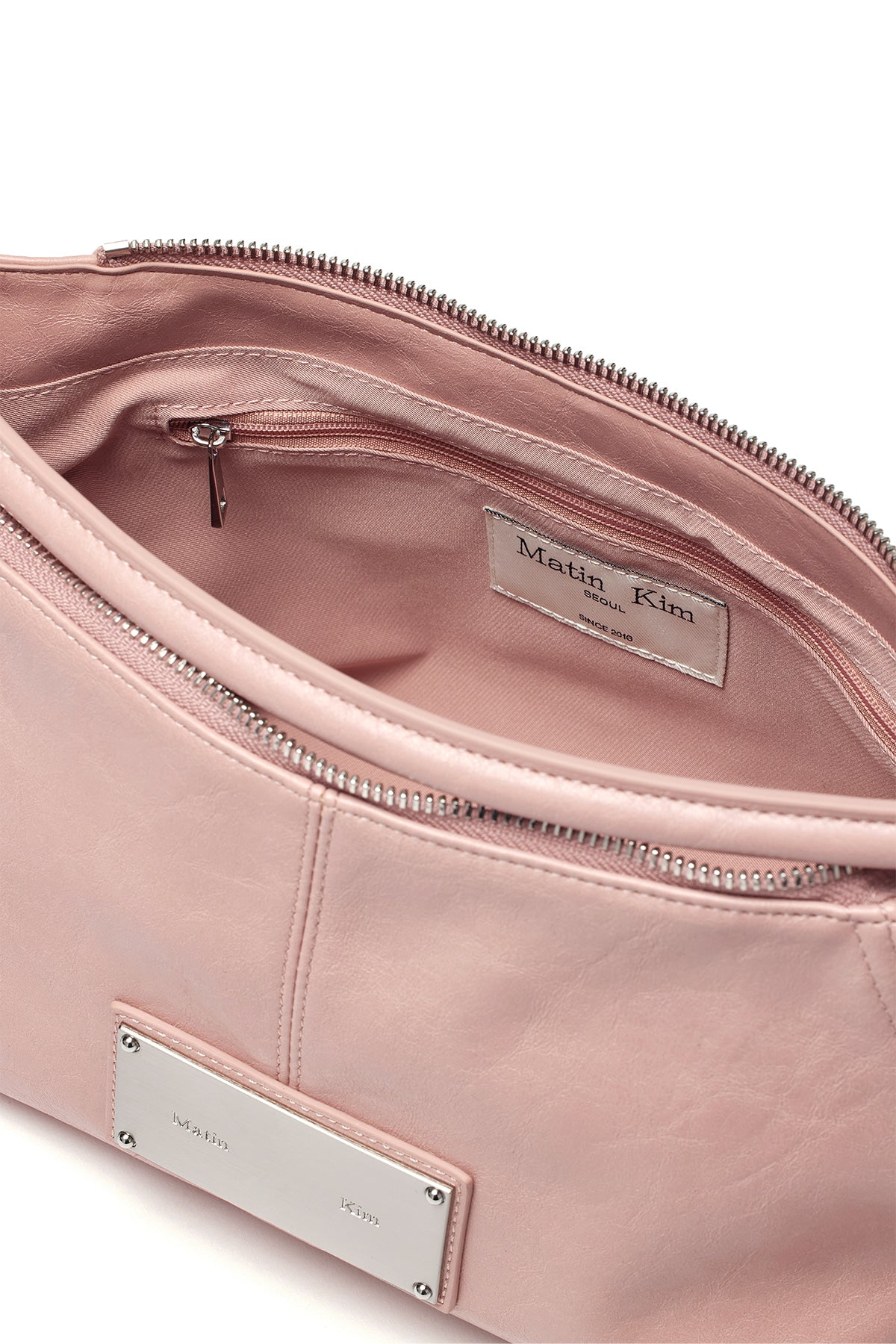 MATIN KIM SIDE ZIPPER TWO WAY BAG IN PINK – SeoulSeoul