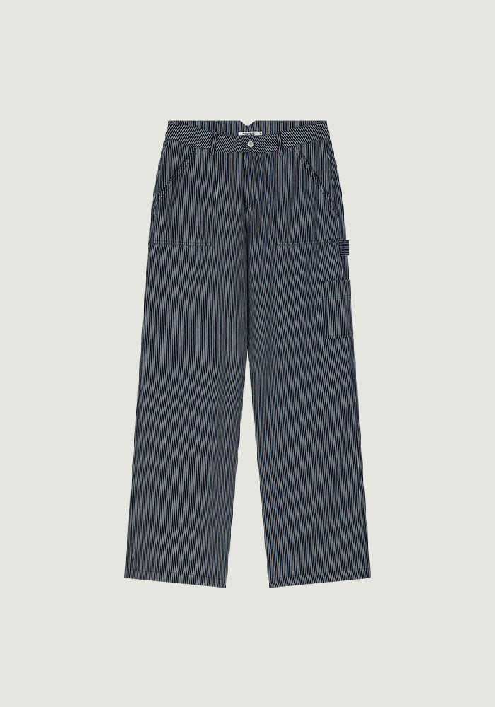 GROVE ♥ CORA STRIPE WORK PANTS /追跡付 GROVE CORA STRIPE WORK PANTS – SeoulSeoul