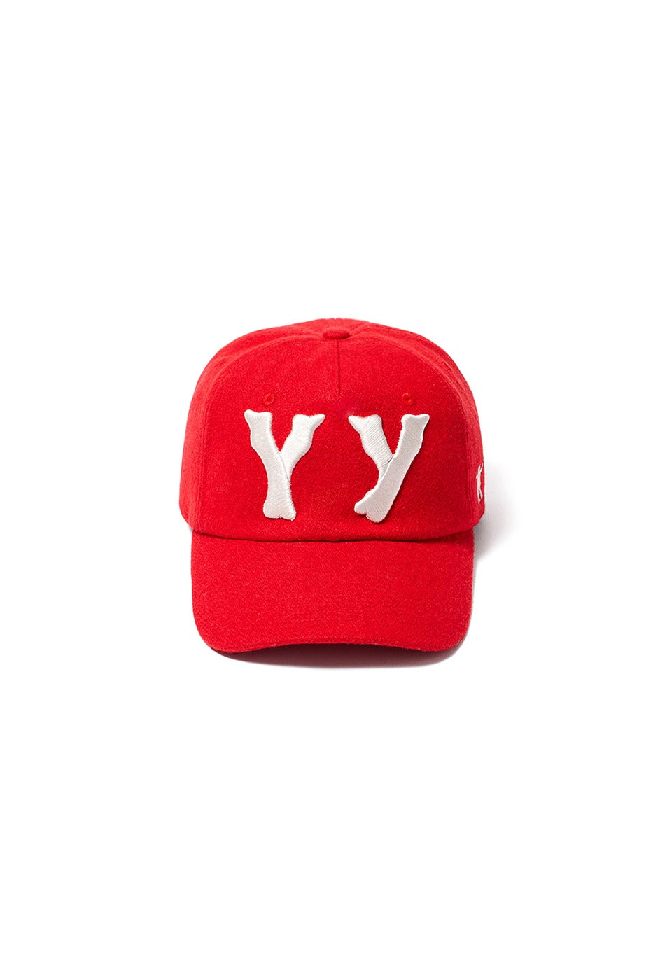 OPEN YY Wool Heart Bone Ball Cap Red | Streetwear Hat – SeoulSeoul