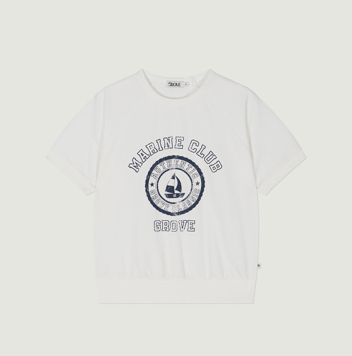 【GROVE】 GROVE MARINE CLUB T-SHIRT / 追跡付 GROVE MARINE CLUB T-SHIRT – SeoulSeoul