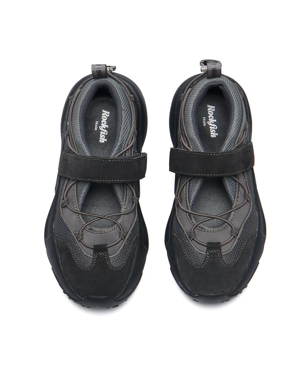 ROCKFISH BRYN VELCRO SNEAKERS V2 - CHARCOAL – SeoulSeoul