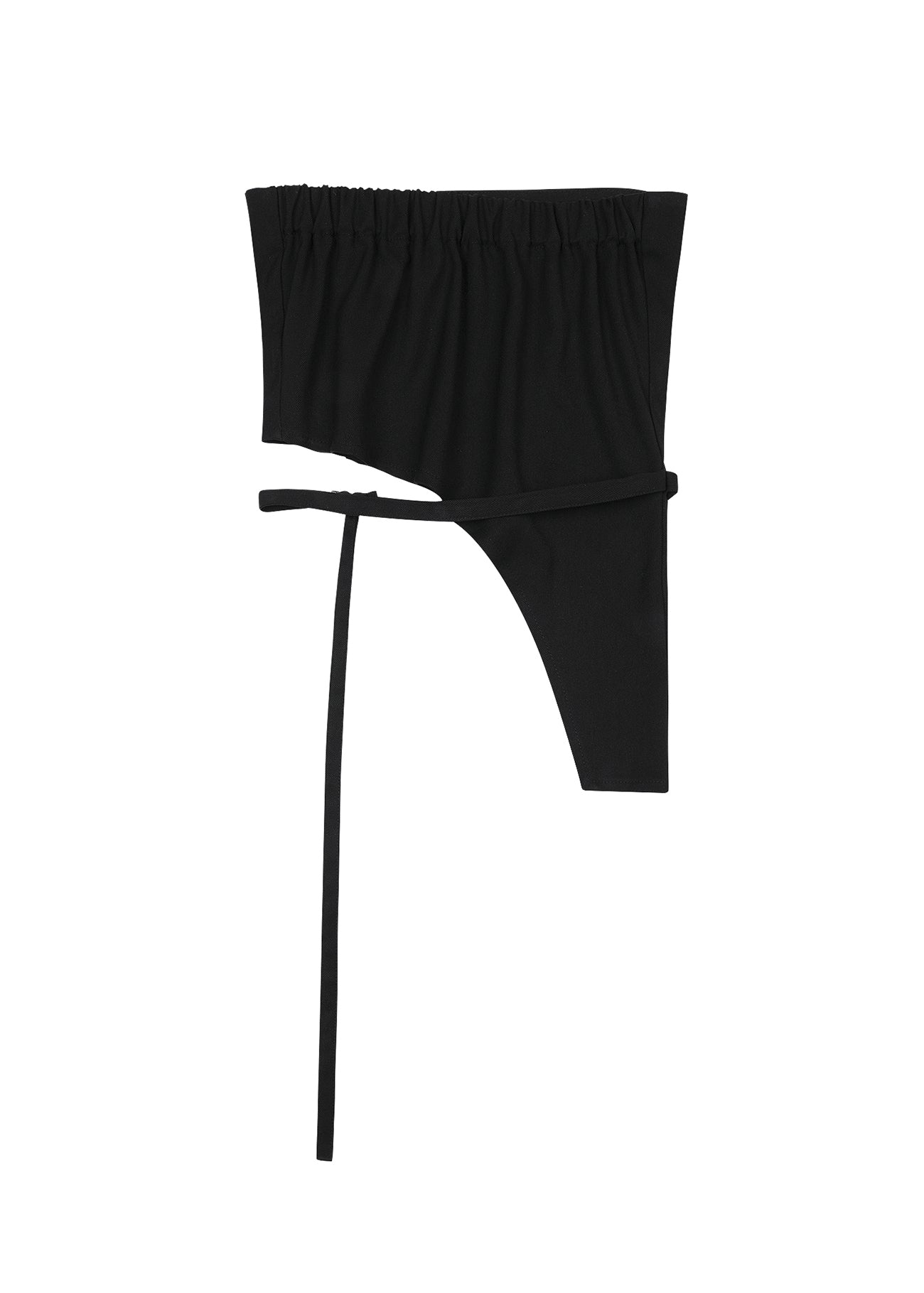 BOHEMSEO CURVED WAIST STRAP BUSTIER, BLACK – SeoulSeoul