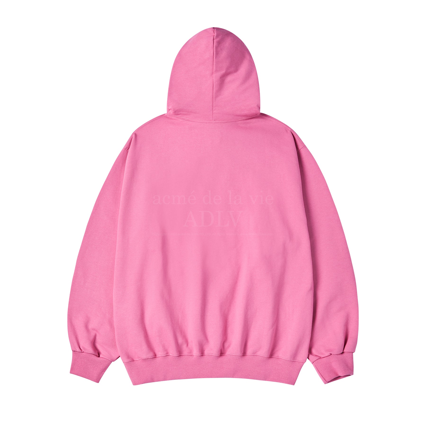 acmé de la vie ADLV LETTERING RABBIT HOODIE DARK PINK – SeoulSeoul