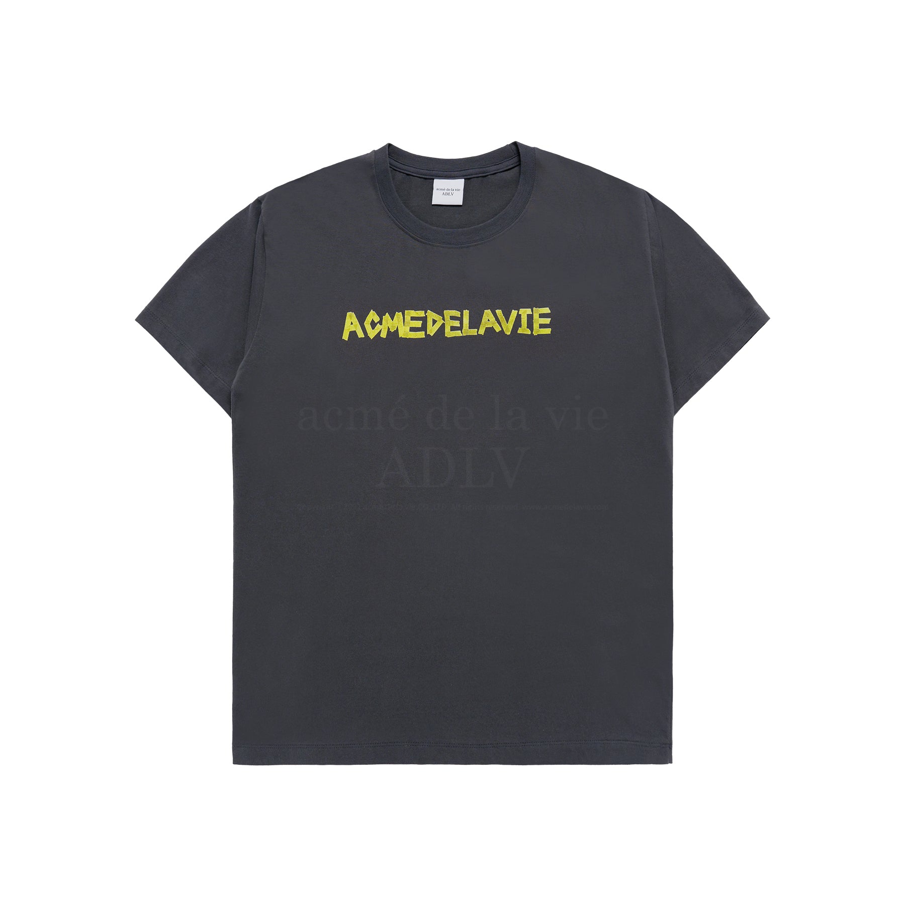 acmé de la vie ADLV TAPE TYPOGRAPHIC SHORT SLEEVE T-SHIRT