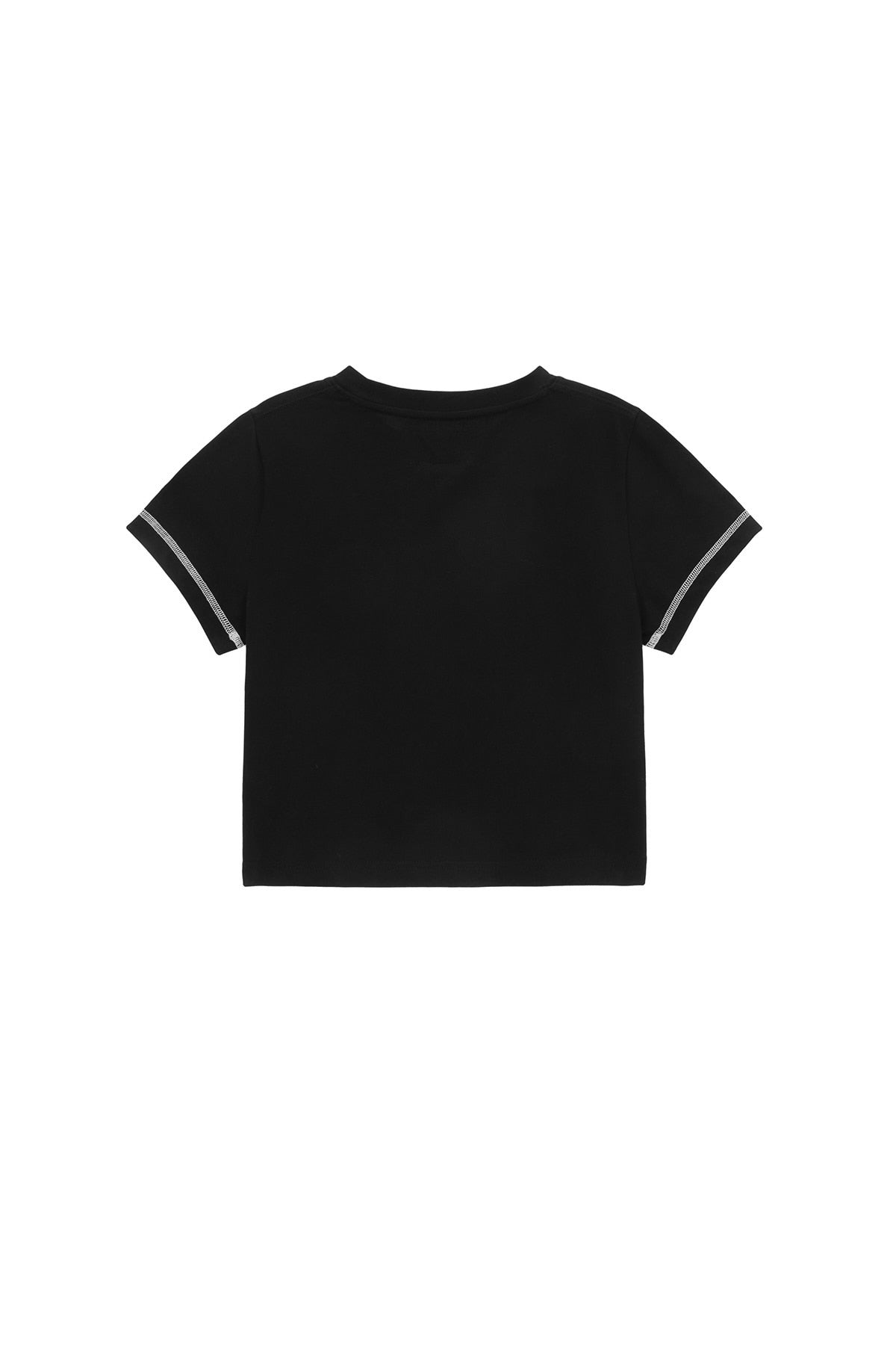 Matin Kim☆MATIN SMALL LINE LOGO STITCH CROP TOP MUSINSA | MATIN KIM MATIN SMALL LINE LOGO STITCH CROP TOP IN
