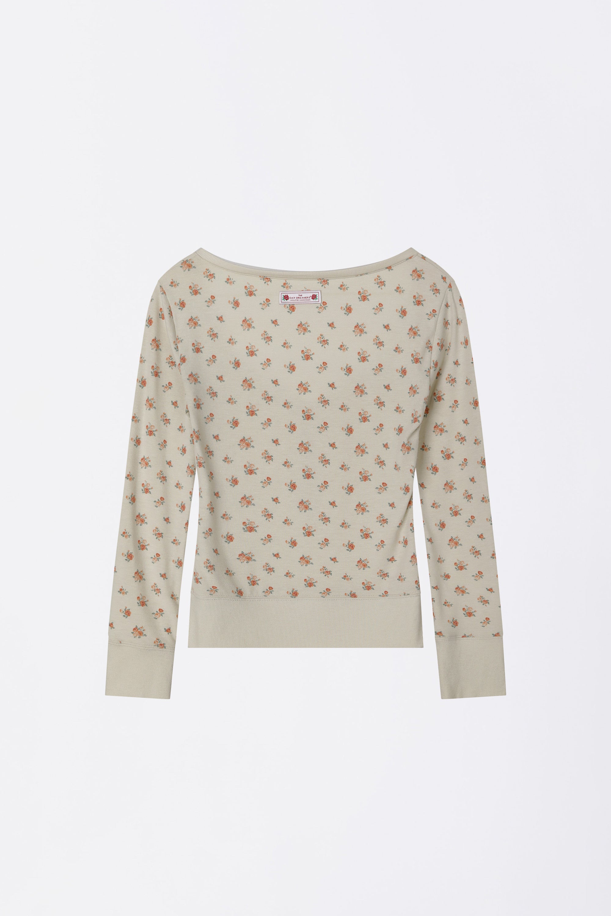 ★SCULPTOR★ Floral Cottage Button Henley Sky SC25S223BL Floral Cottage Button Henley Beige – Sculptor