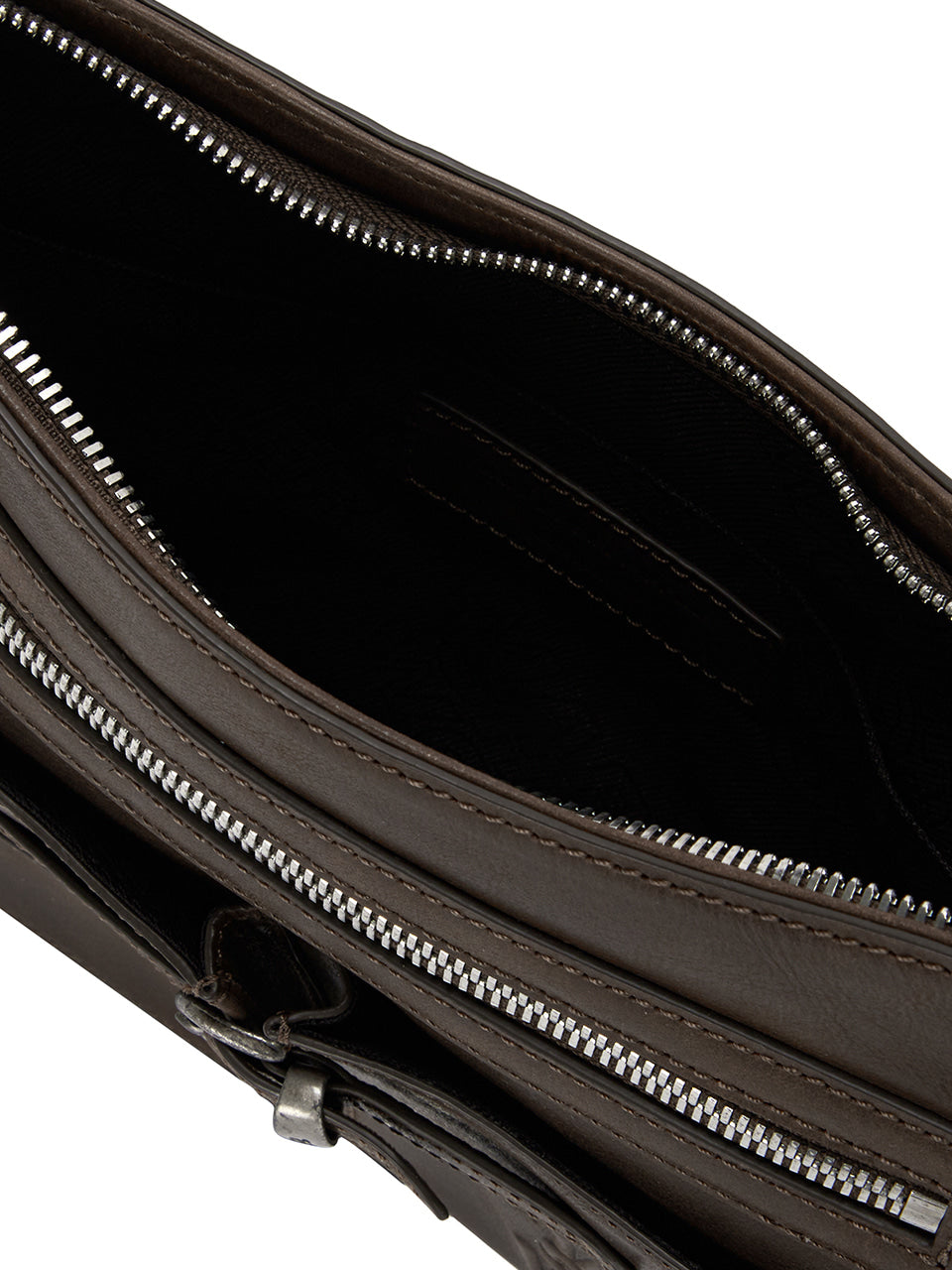 MARGESHERWOOD FLAT POCKET SHOULDER_washed brown pull-up