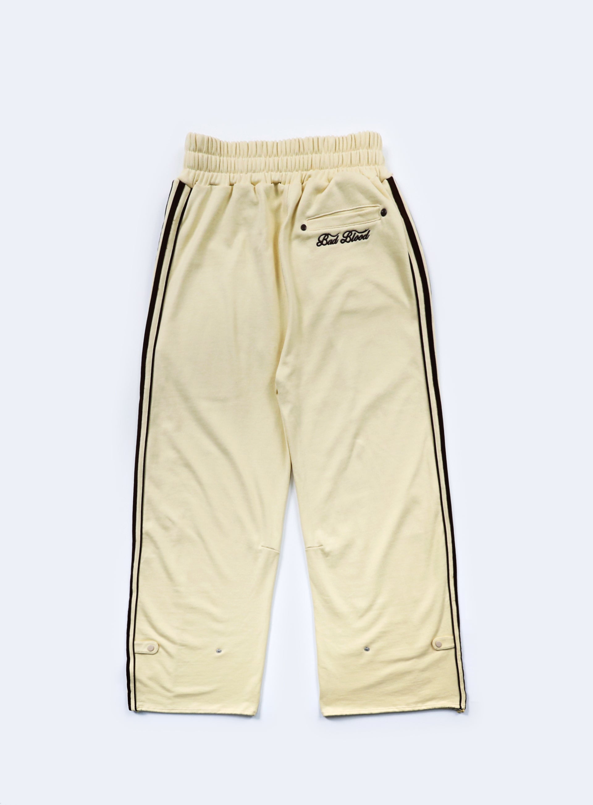 ◎BADBLOOD◎ Billy 2 Way Curved Jogger Trousers Banana Milk BAD BLOOD Billy 2 Way Curved Jogger Trousers - Banana Milk
