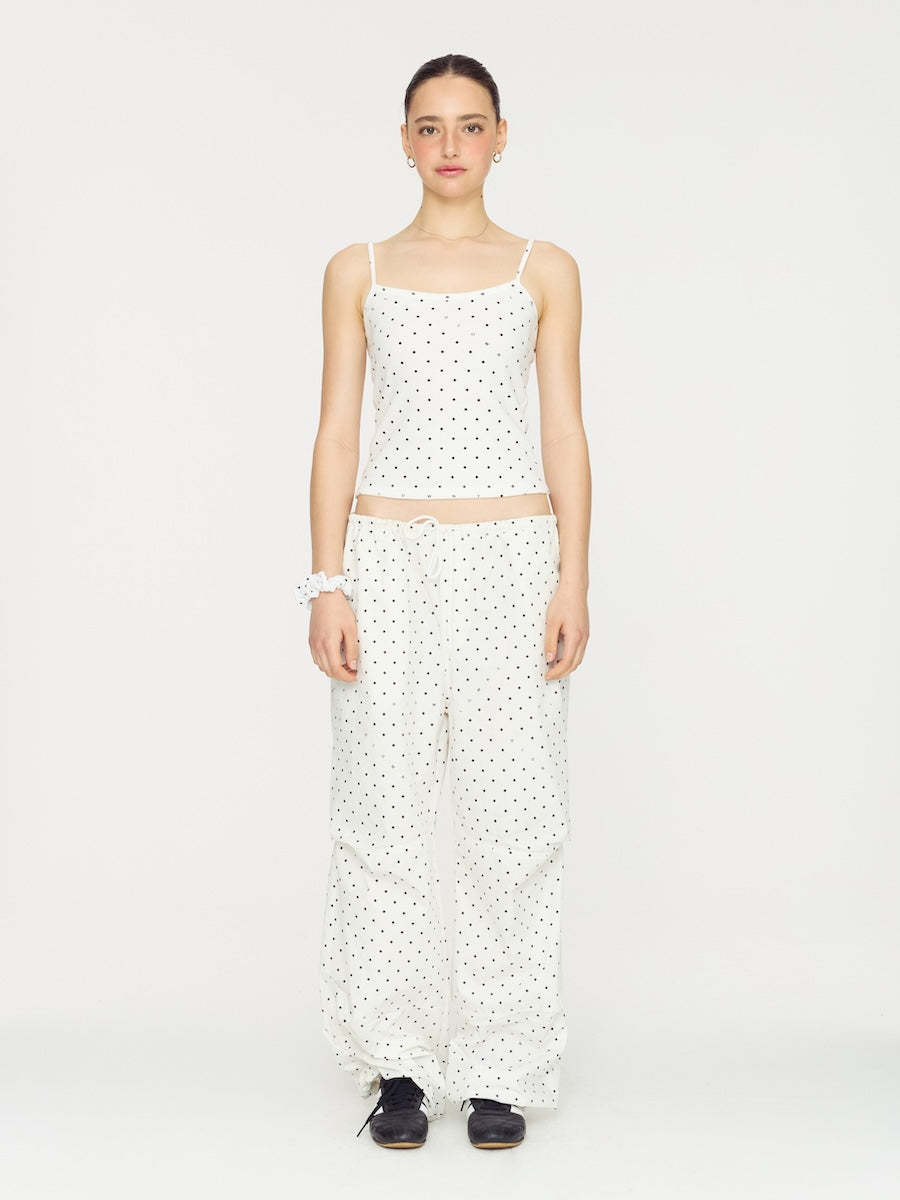 GLOWNY WILD KNOT CAMISOLE (DOTTY MAZE) – SeoulSeoul
