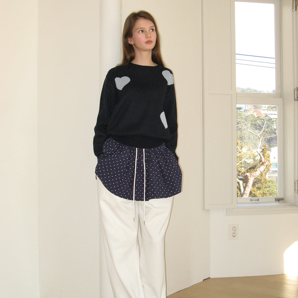 RONRON LAYERED SKIRT TRAINING PANTS WHITE – SeoulSeoul