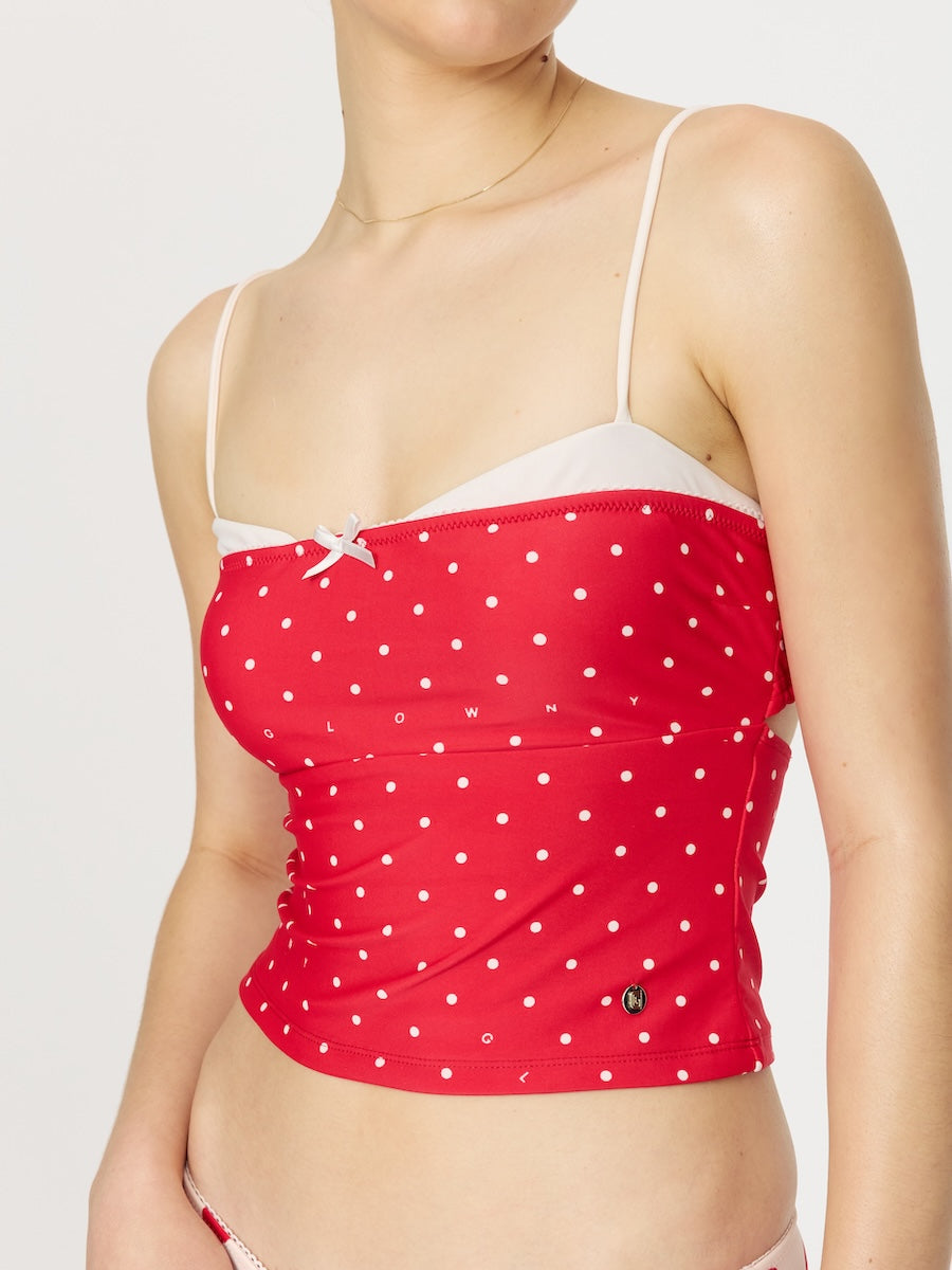 GLOWNY BLUSH CAMI TOP (RUBY) – SeoulSeoul