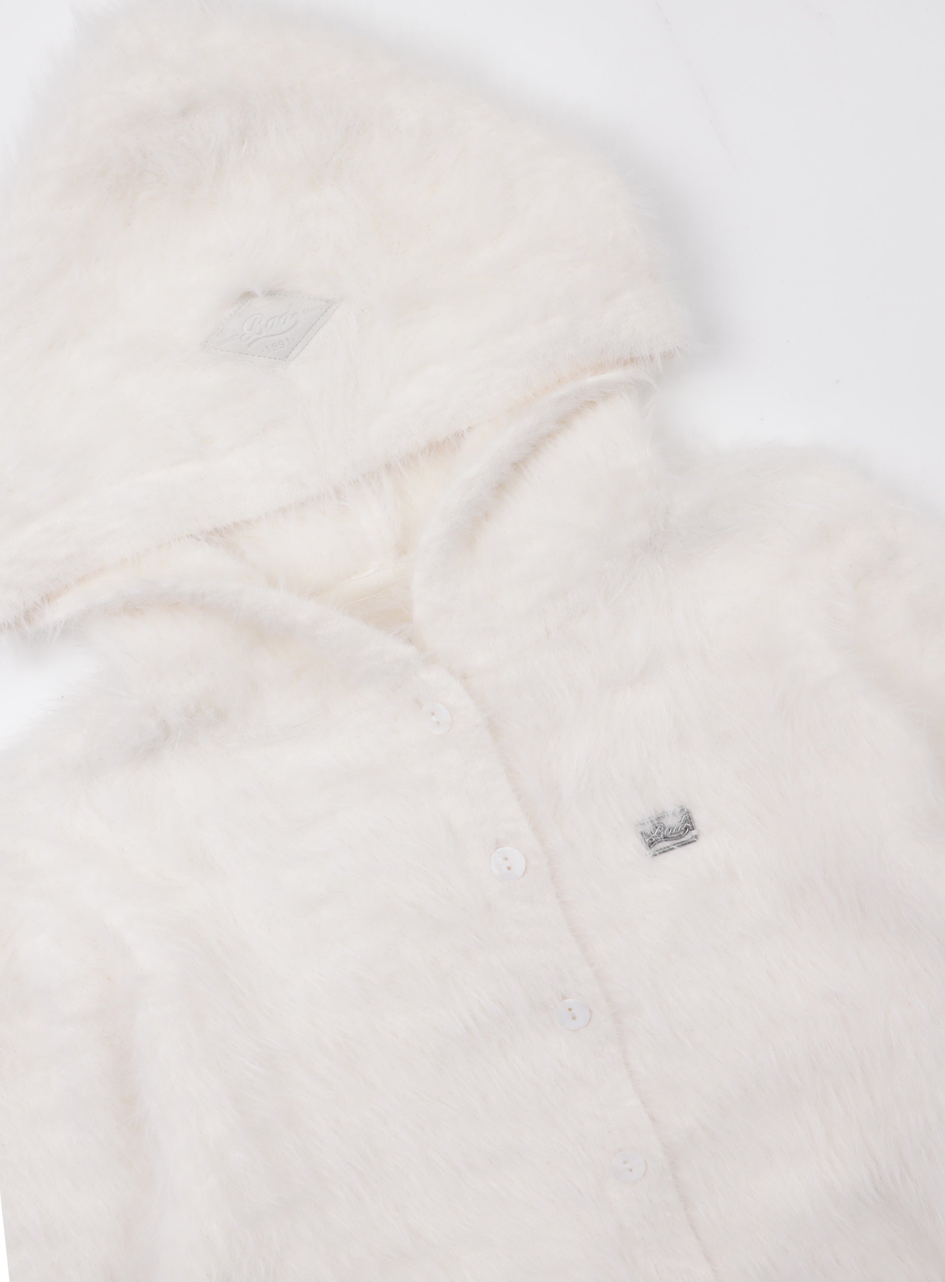BAD BLOOD BS Mohair Hooded Cardigan - Cream – SeoulSeoul
