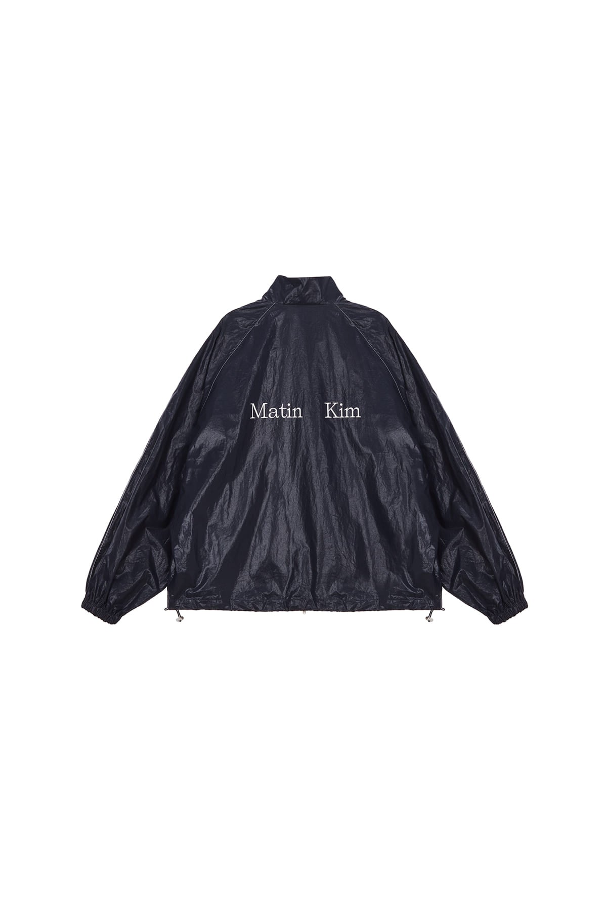Matin Kim スタジャン 黒 MUSINSA公式 | MATIN KIM WASHED BUTTON DOWN JUMPER IN BLACK