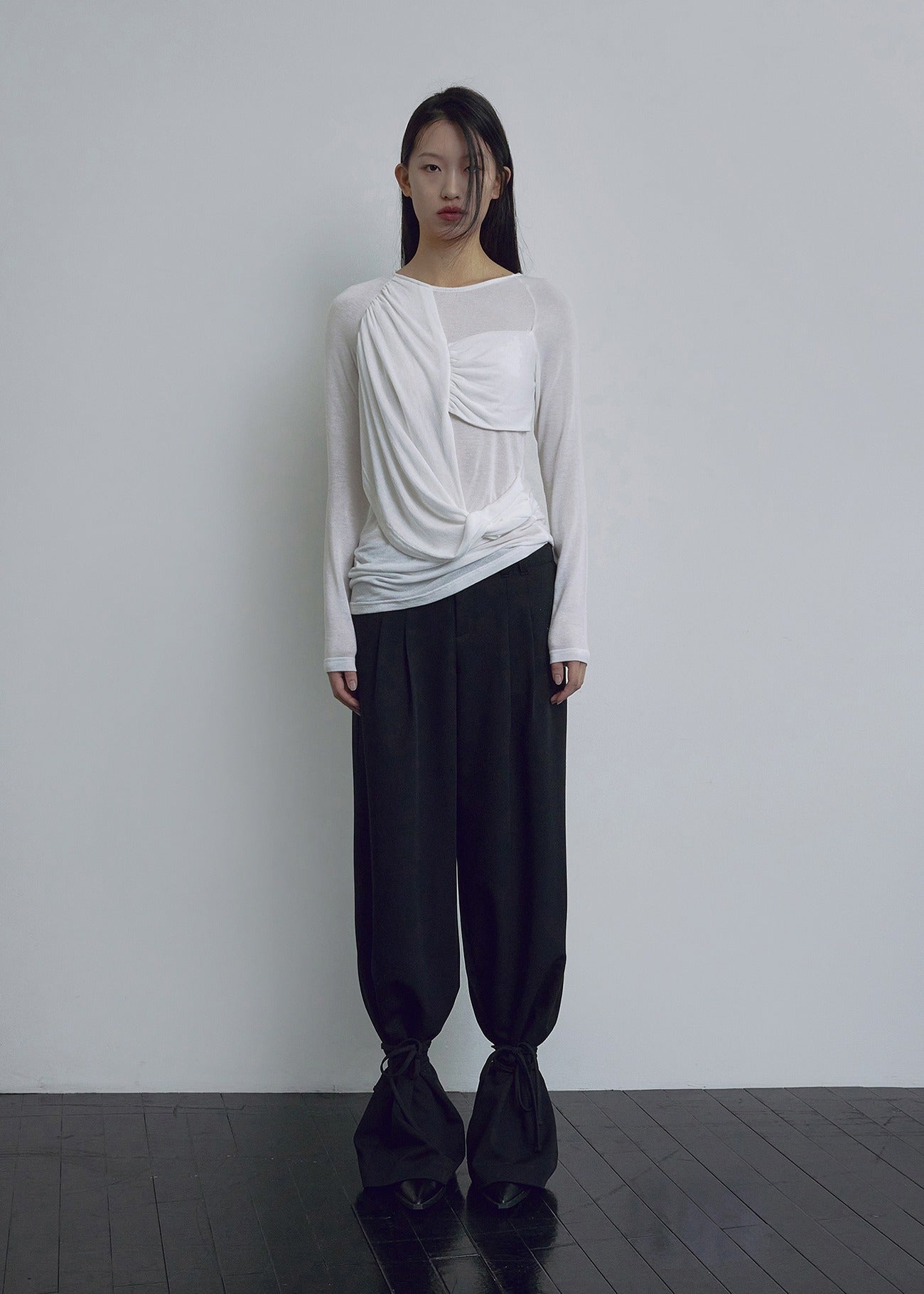 Bohemseo Bohemian seoul トップス シズニルック bohemseo ボヘミアンソウル 黒長袖トップス 韓国 シズニルック - メルカリ