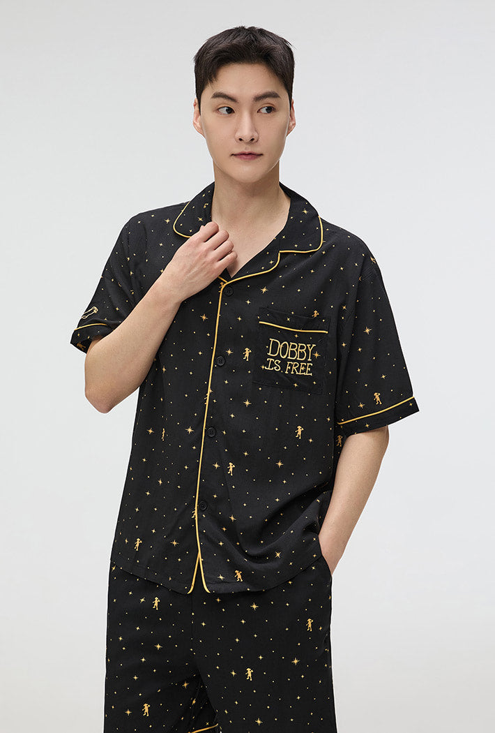 ★ SPAO★ Harry Potter Hogwarts Magic Pass Short Sleeve Paj SPAO x Harry Potter Hogwarts Magic Pass Short Sleeve Pajamas