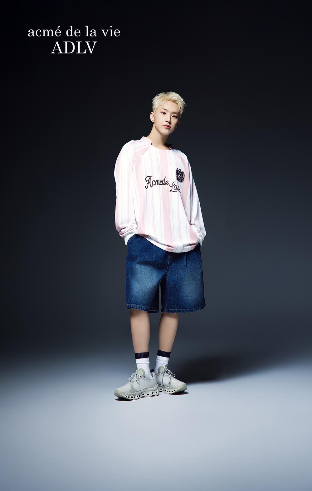[ADLV] STRIPE FOOTBALL JERSEY LONG SLEEVE T-SHIRT /追跡付 acmé de la vie ADLV STRIPE FOOTBALL JERSEY LONG SLEEVE T