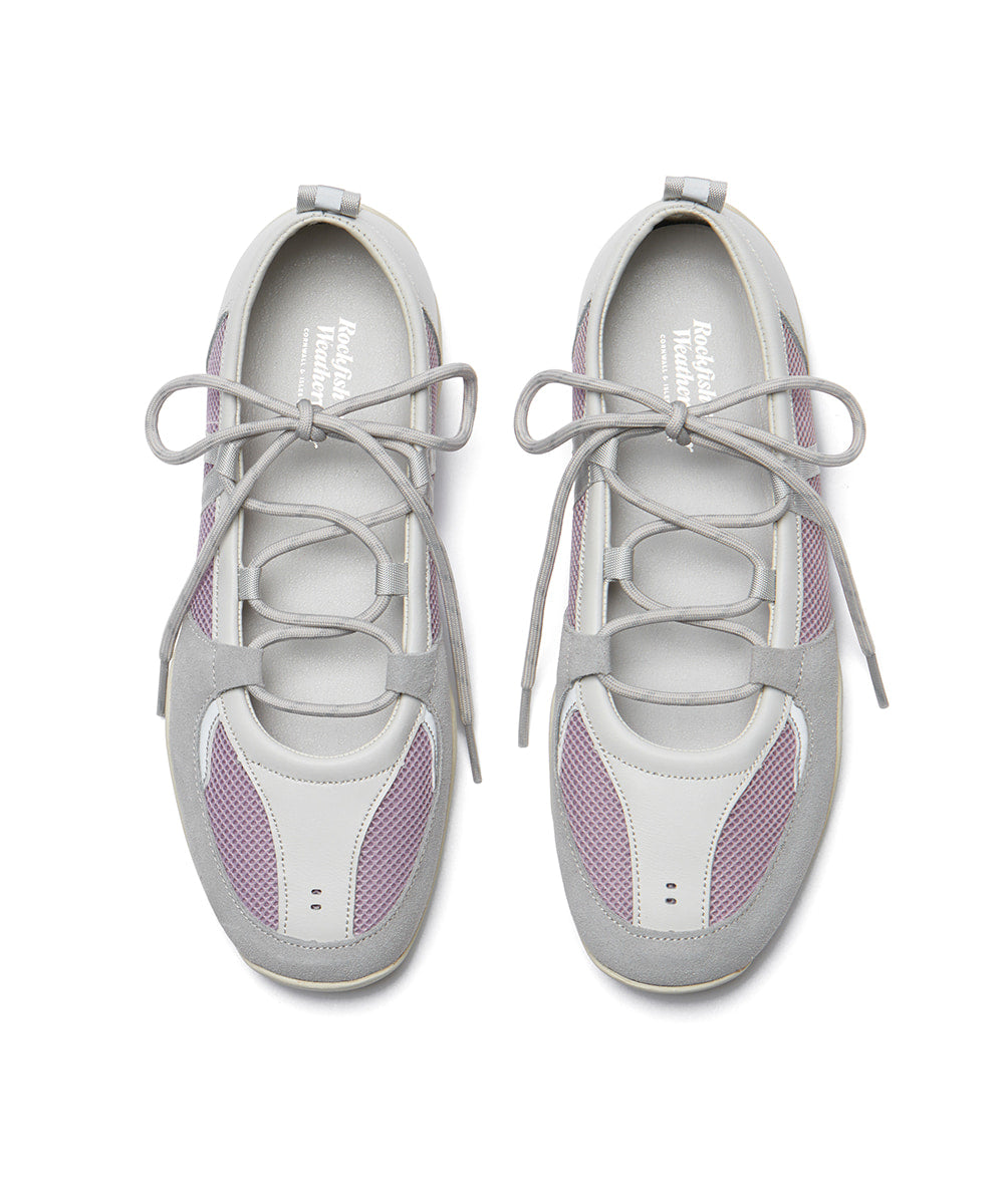 Rockfish Nicole Weaving Laceup Sneakers - Ash Lavender | Authentic