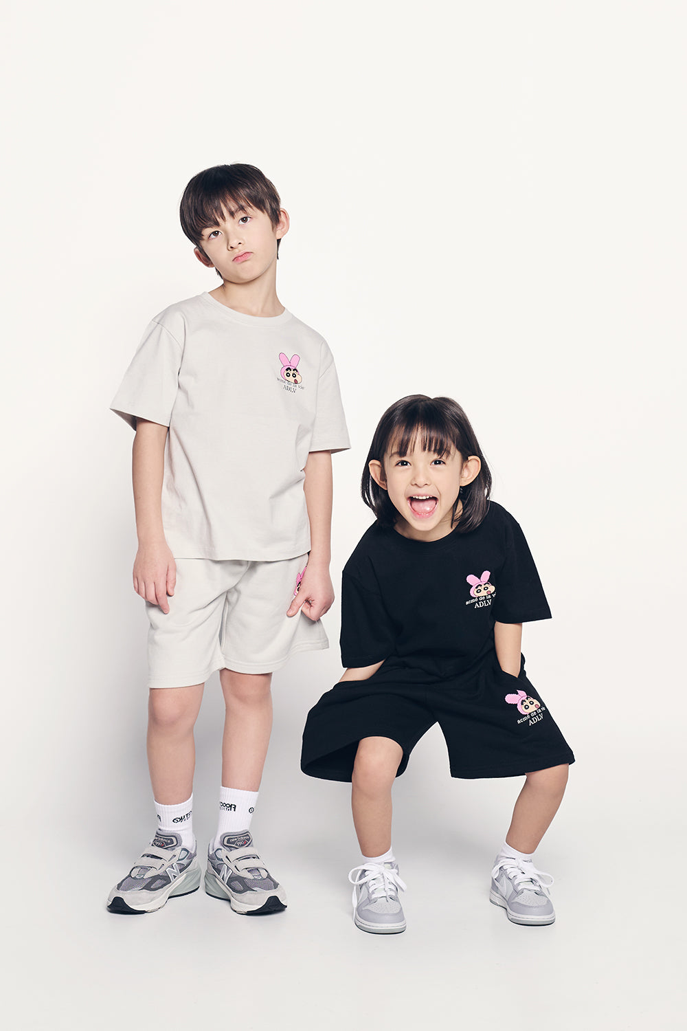 ADLV ♥ FUZZY RABBIT SHINCHAN SHORT PANTS /追跡付 ADLV Kids Fuzzy Rabbit Shinchan Shorts – Comfy Cartoon Pants