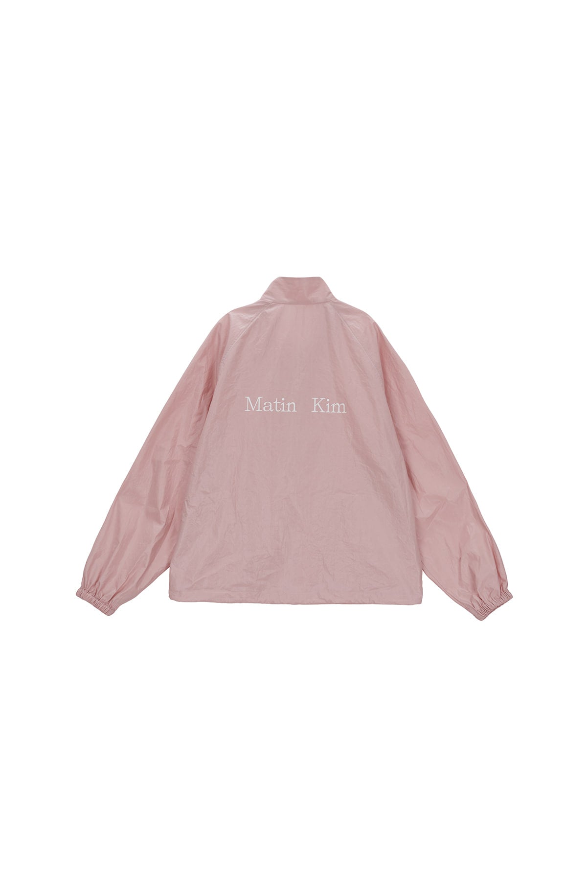 MATIN KIM LOGO COATING JUMPER IN PINK – SeoulSeoul