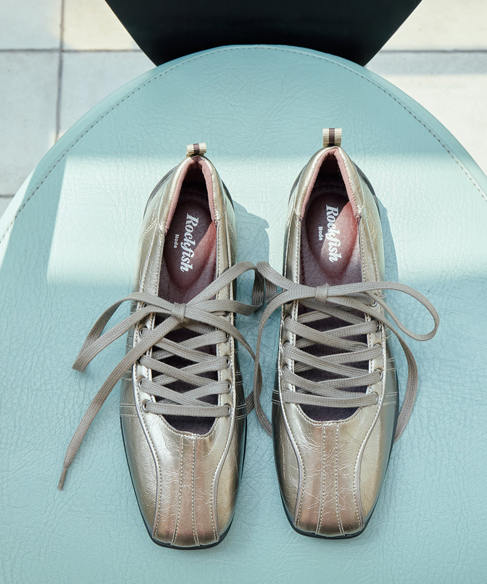 ROCKFISH BLISS LACEUP SNEAKERS V2 - DARK SILVER – SeoulSeoul