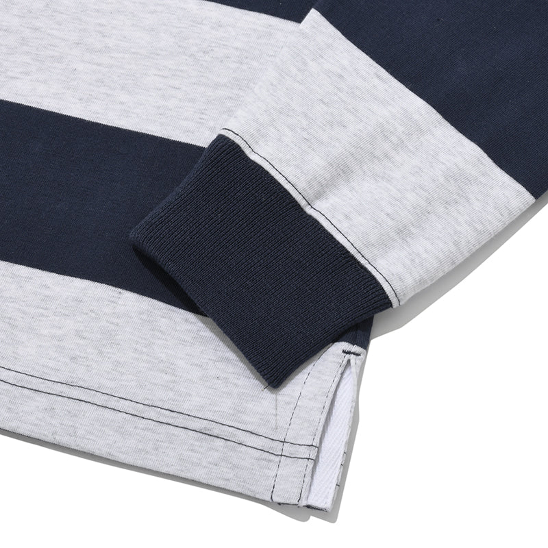 ★KIRSH★ Striped rugby slim fit t-shirt beige STRIPE RUGBY T-SHIRT [IVORY] - KIRSH | 60% - Asian Fashion