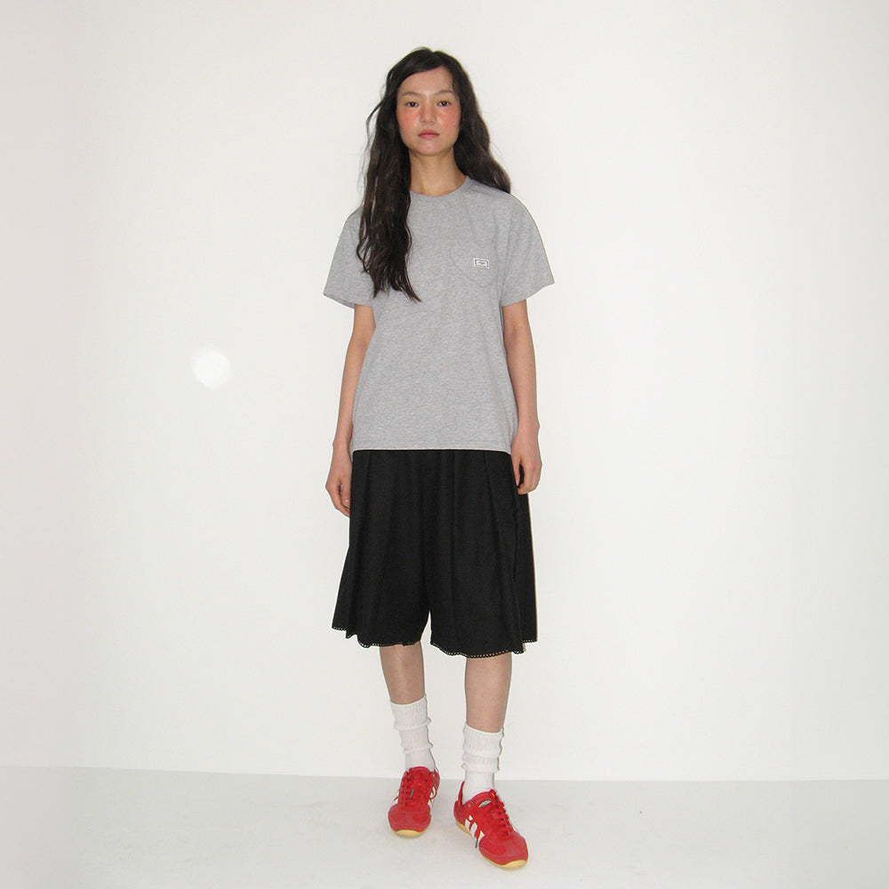 RONRON☆大人気♪HEART POCKET OVER FIT SHORT SLEEVE T SHIRT RONRON HEART POCKET OVER FIT SHORT SLEEVE T SHIRT WHITE