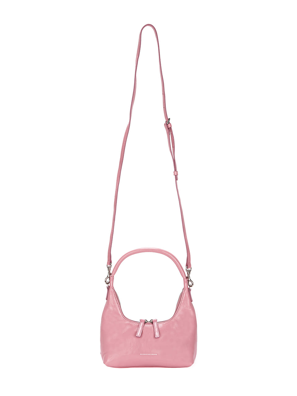 ☆MARGE SHERWOOD☆ HOBO MINI STRAP candy pink crinkle MARGESHERWOOD HOBO MINI+STRAP_candy pink glossy plain