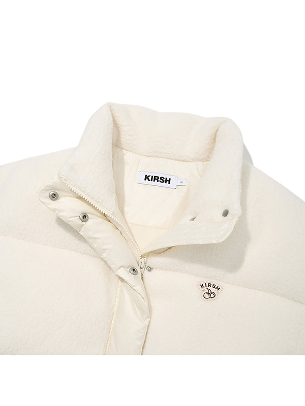KIRSH ARCH CHERRY FLEECE MIX CROP DOWN JUMPER IVORY – SeoulSeoul